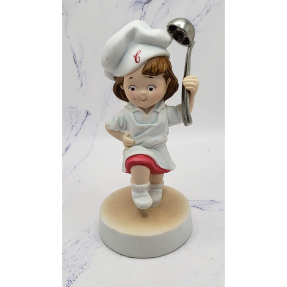 Campbell's Kids Girl with Ladle Marching 2003 Vintage 4,5 Inch Figurine - Picture 1 of 9